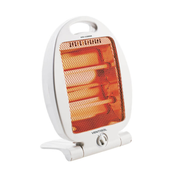 Aquecedor Elétrico Quartzo Branco Ventisol AQ01 127V 800W