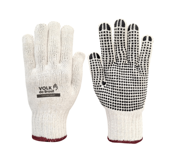 Luva Cotton Pigmentada Branca Volk