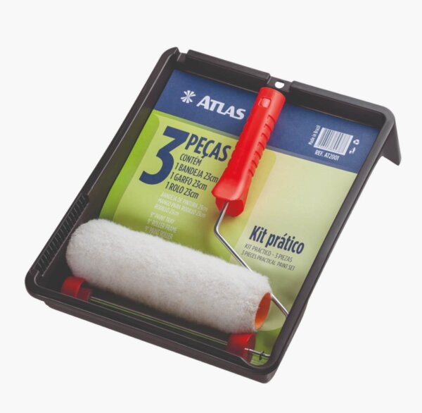 Kit de Pintura At2001 3 Peças Prático Atlas