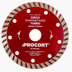 Disco Diamantado  Turbo 110mm Procort