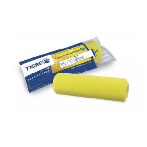 Rolo para Pintura Profissional Espuma Tigre 23cm Amarelo