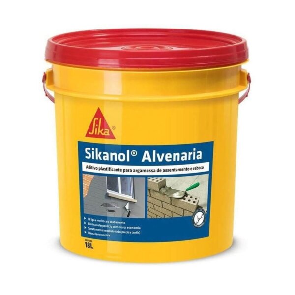 Aditivo Sikanol Alvenaria 18L Sika