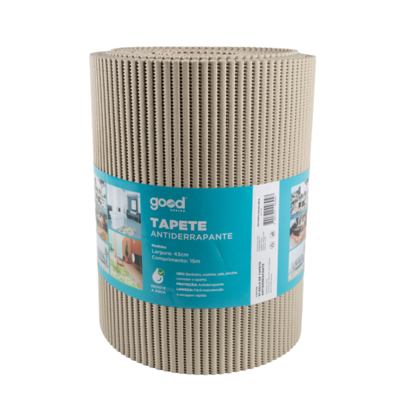 Tapete Antiderrapante Good Palha Seca