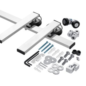 KIT TRILHO P/ PORTA 2,5M 304 INOX 76338 STAM