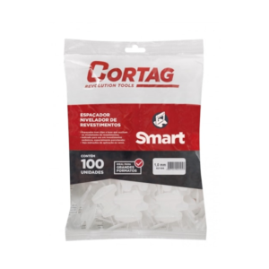 Espaçador Nivelador Smart 1,0mm 100pç Cortag