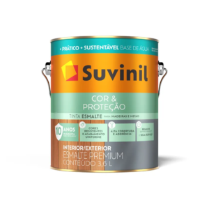 Esmalte Base Agua Seca Rápido 3,6l Acetinado Branco Suvinil