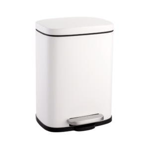 Lixeira De Aço Pint 5l Branca Prime Good