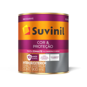 Esmalte Cor E proteção 900ml Fosco Grafite Escuro Suvinil