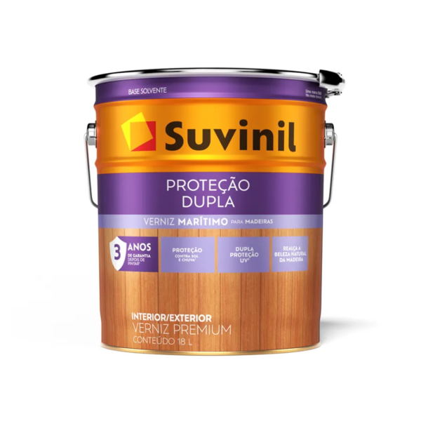Verniz Premium Proteçao Dupla Acetinado Natural 3,6l Suvinil