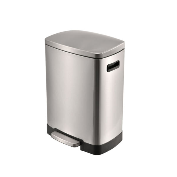 Lixeira De Aço Inox Elite 50l Good