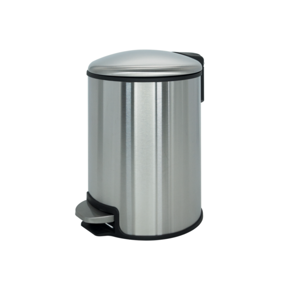 Lixeira De Aço Inox Nova 5l Good