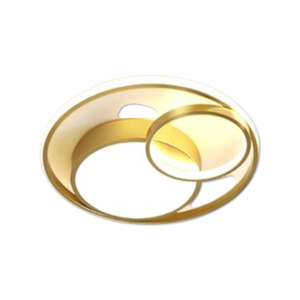 Luminária de Teto Circle Gold LED 45W 48cm Good Iluminação GI-30204A-3GD