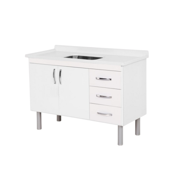 Balcão De Pia Rorato 120 Toquio (Branco)