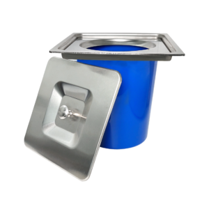 Lixeira De Embutir Quadrada 5 Litros – Inox Q-Lxe5-In Flvx Hidro