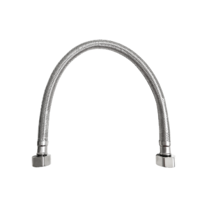 Engate Flexível Trançado Alta Vazão Inox – 40 Cm - Av-Flex40-In Flvx Hidro