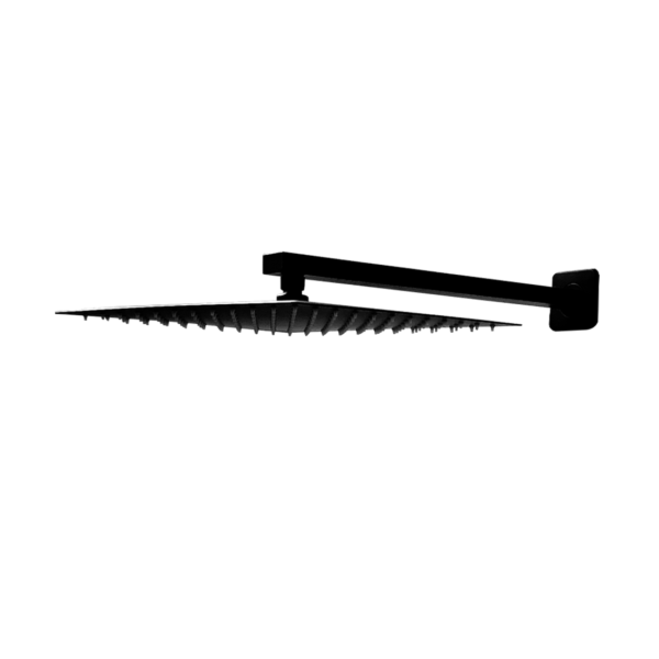 Ducha Slim De Parede/Horizontal 20 X 20 Cm – Inox Black - Chbla-20h Flvx Hidro