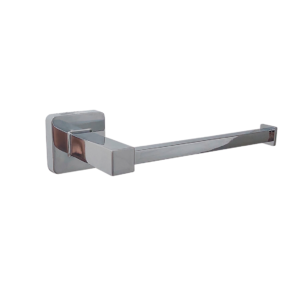 Porta Papel Higiênico Quadrado – Zamak + Inox Cromado - Pphcro-Zm-Q Flvx Hidro