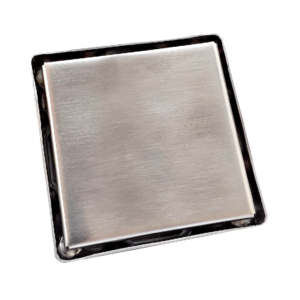 Ralo Oculto Duplo Inox – 15 X 15 Cm - Rod-15 Flvx Hidro