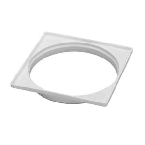 Porta Grelha Quadrado 100mm 10x10 Branco Tigre