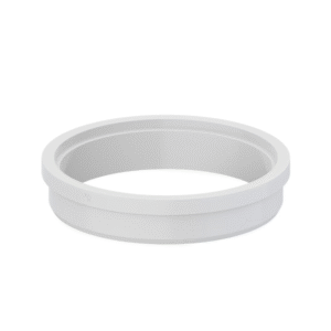 Porta Grelha Redondo 100mm 10x10 Branco Tigre