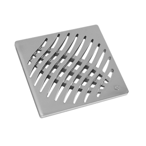 Grelha Quadrada 100mm 10x10 Cromada Tigre