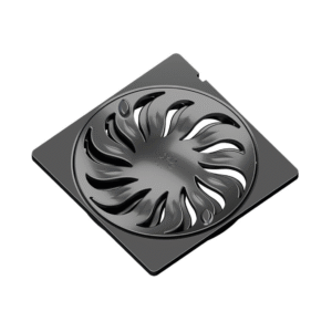 Grelha Quadrada 100mm 10x10 Titânio Abre e Fecha Tigre