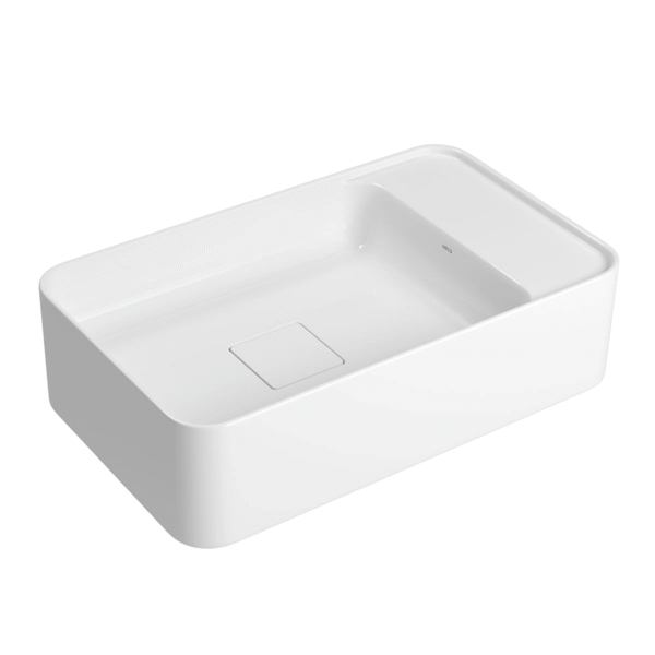 Cuba Retangular Apoio 50cm Slim Branco Deca