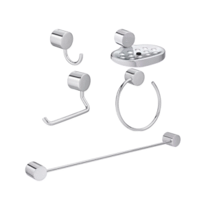 Kit Banheiro 5pçs Flex Crom 2000 Cflx Deca