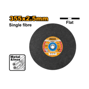 DISCOS DE CORTE PARA METAL 14” (355X2,5X25‚4MM) INGCO MCD253551