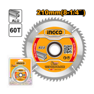 "	DISCO DE SERRA ESQUADRIA P/ALUMINIO 210MMX60D INGCO TSB321023"
