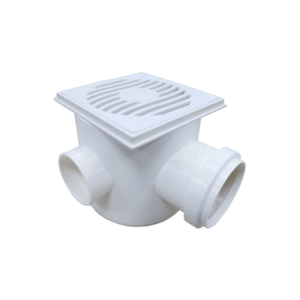 CAIXA SIFONADA 100X100X50 QUADRADA BRANCA 20102001 PLASTILIT