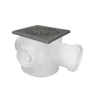 CAIXA SIFONADA 100X100X50 QUADRADA CROMADA 2012011 PLASTILIT