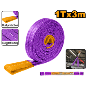 CINTA PARA ELEVAÇÃO DE CARGA 1TX3M ROXA INGCO HWSP0103