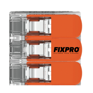 CONECTOR 3 POLOS  0.14-4.0MM 100 PEÇAS CE413 FIXPRO