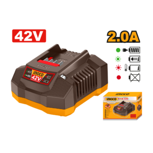 CARREGADOR DE BATERIA 2.0 Ah ÍON-LÍTIO 42V BIVOLT INGCO FCLI42021-9